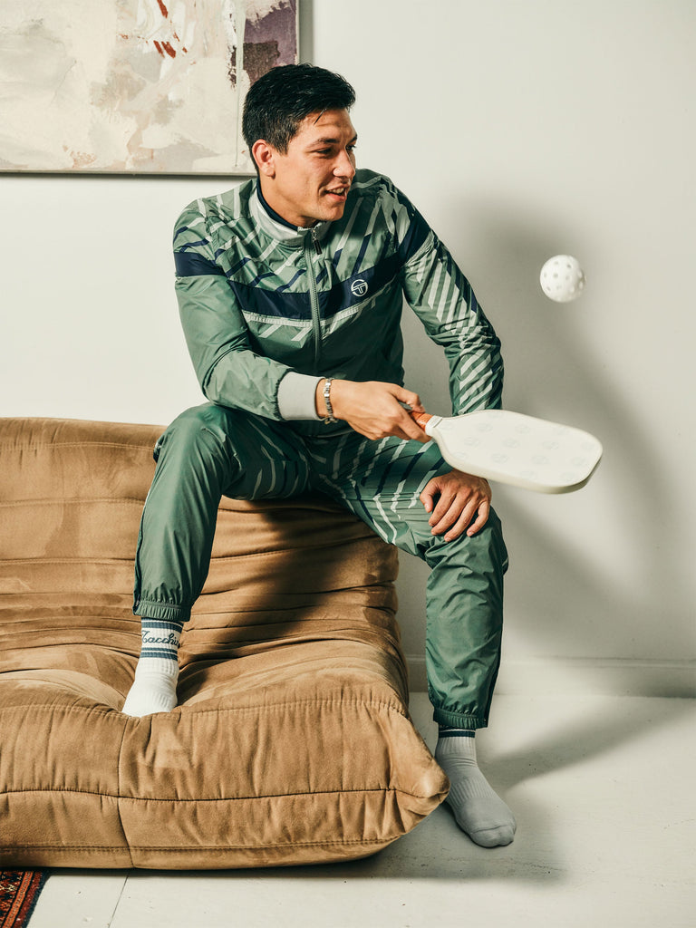 Quadretto Track Jacket- Duck Green