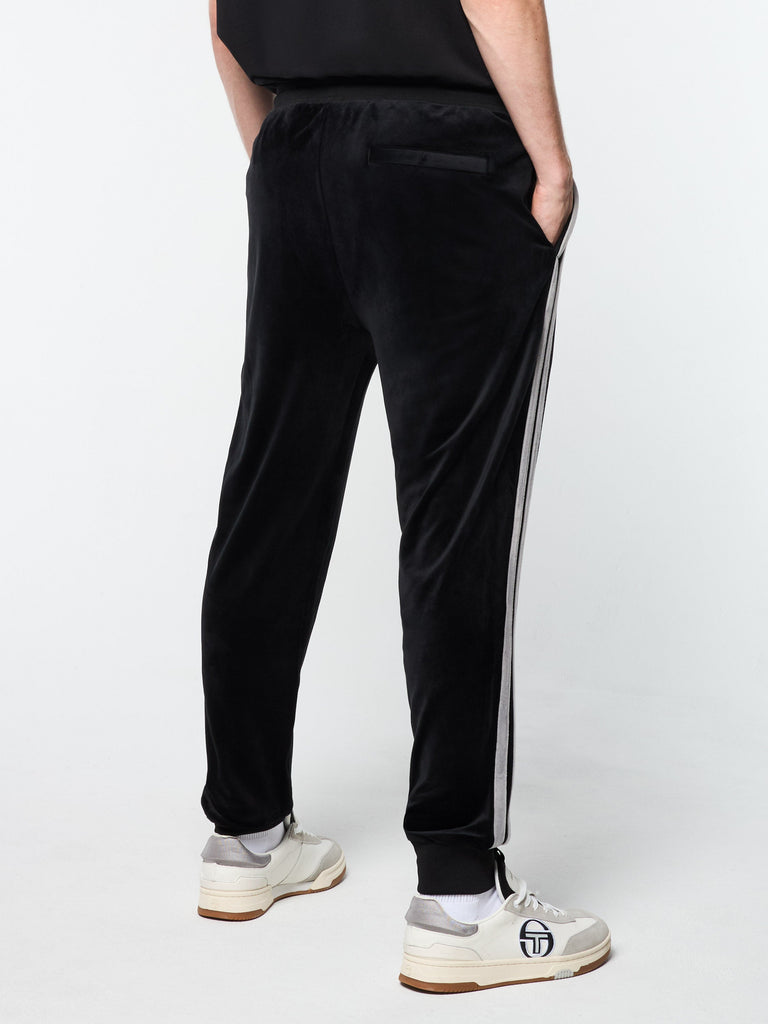 Damarindo Velour Track Pant- Black Beauty