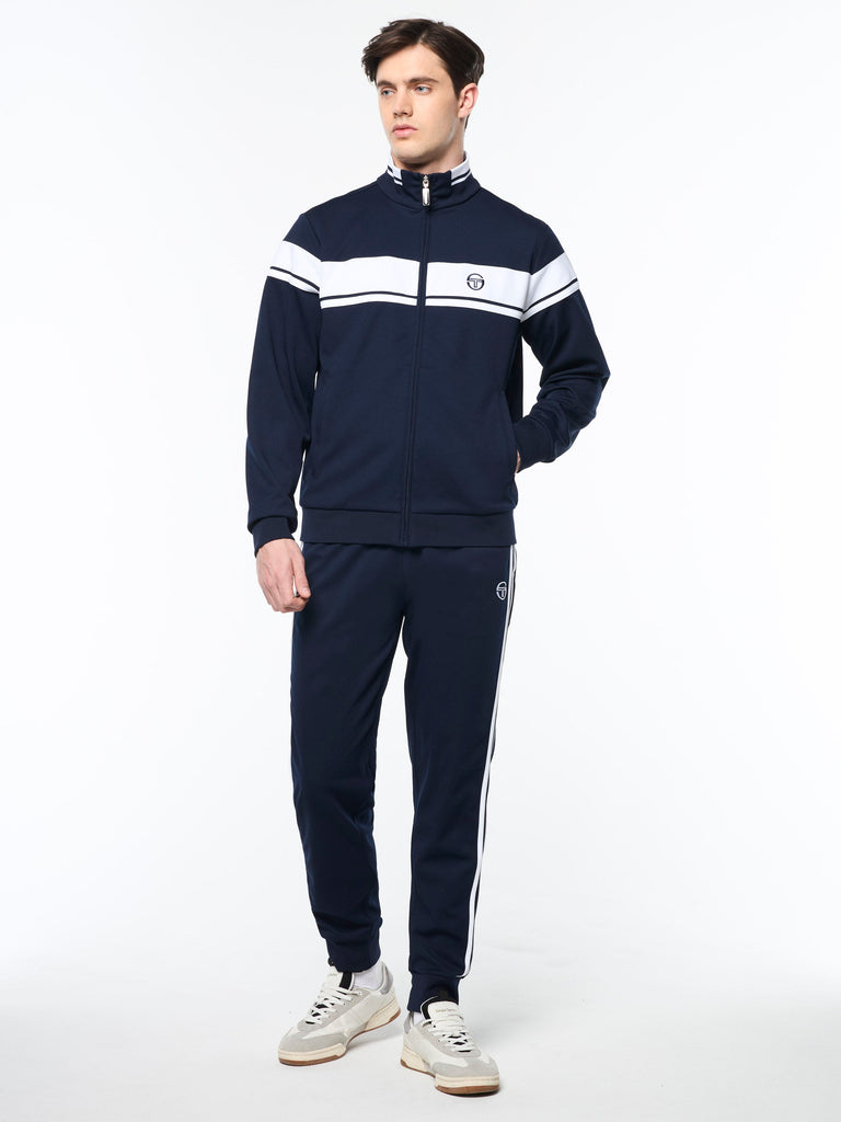 Damarindo Track Jacket Archivio- Maritime Blue/ White