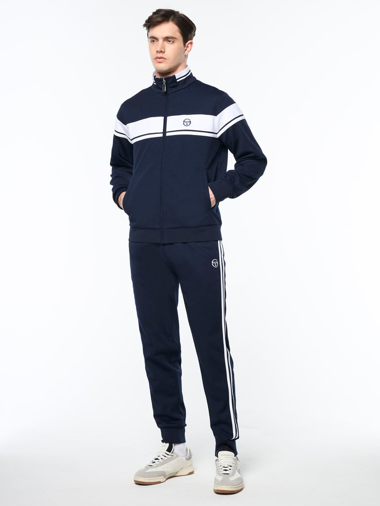 Damarindo Track Jacket Archivio- Maritime Blue/ White