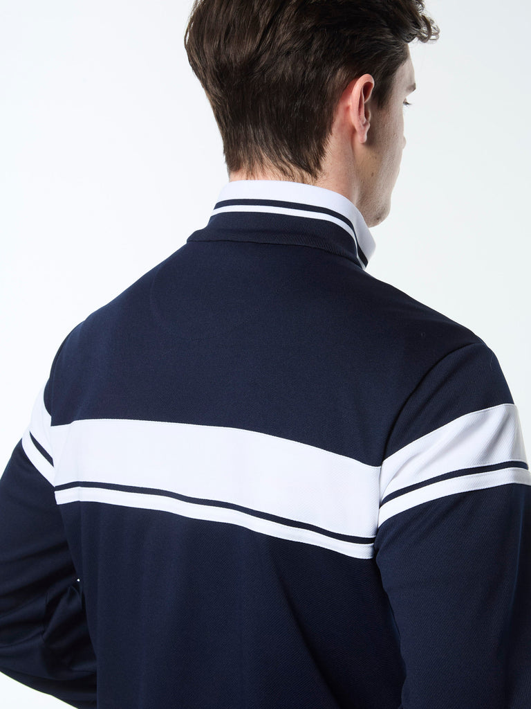 Damarindo Track Jacket Archivio- Maritime Blue/ White