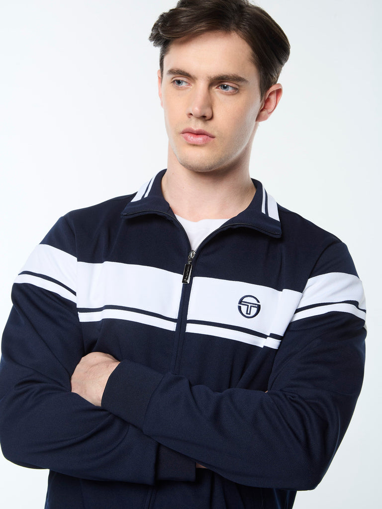 Damarindo Track Jacket Archivio- Maritime Blue/ White