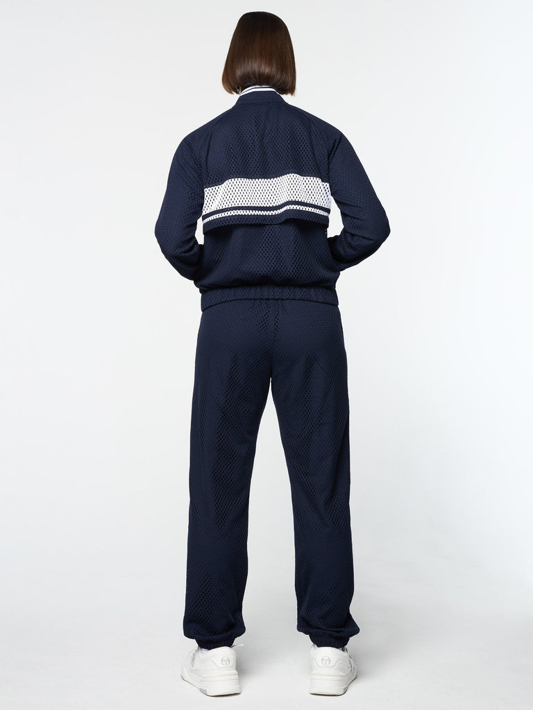 Adria Mesh Track Jacket- Maritime Blue
