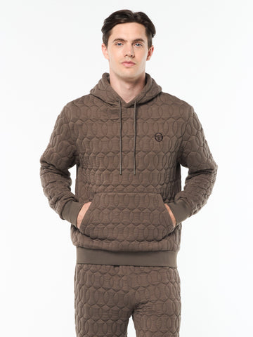 Aversa Quilted Hoodie- Morel