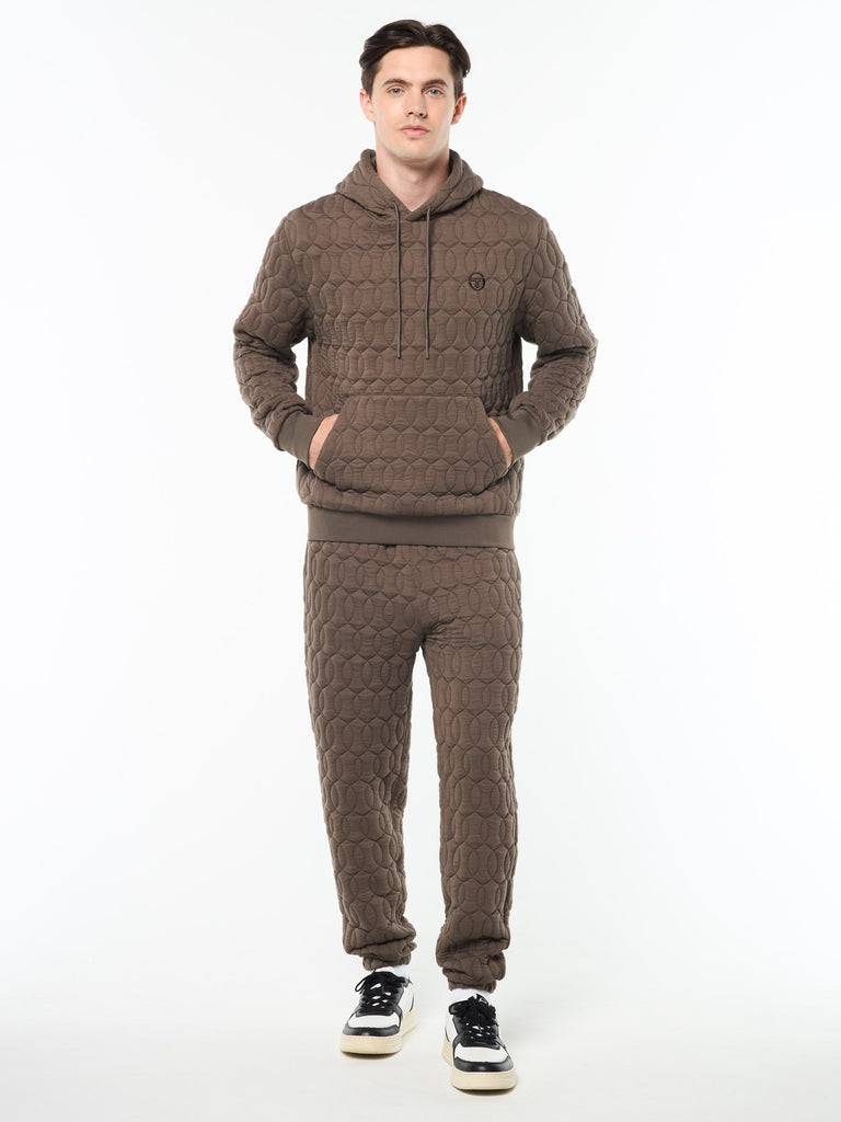 Aversa Quilted Hoodie- Morel