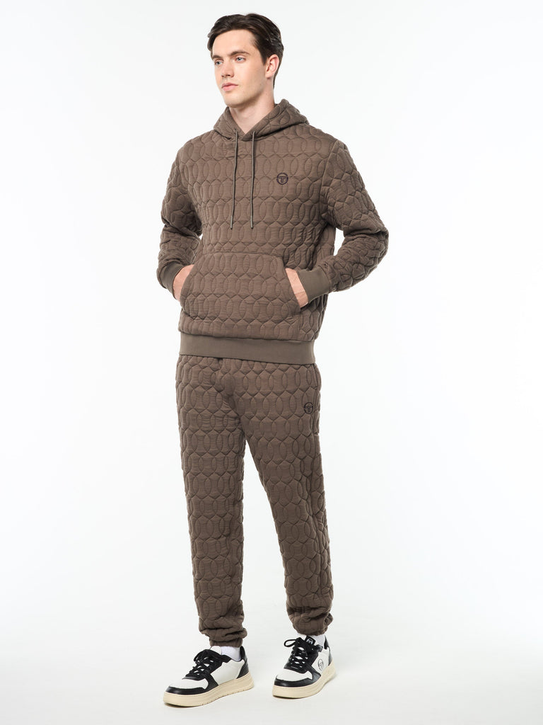 Aversa Quilted Hoodie- Morel