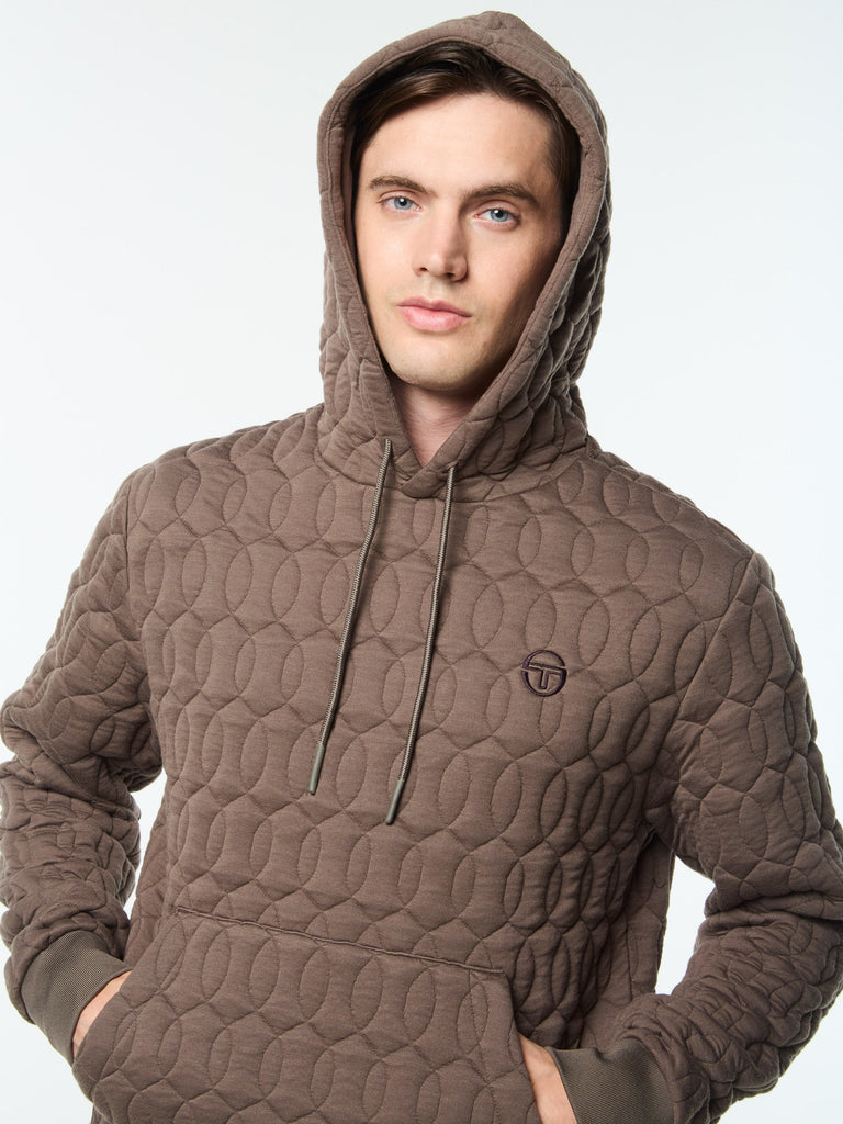 Aversa Quilted Hoodie- Morel