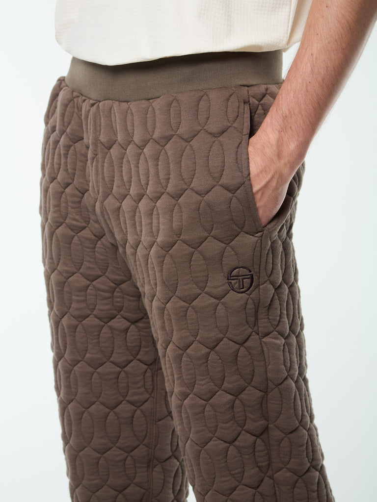 Aversa Quilted Sweatpant- Morel