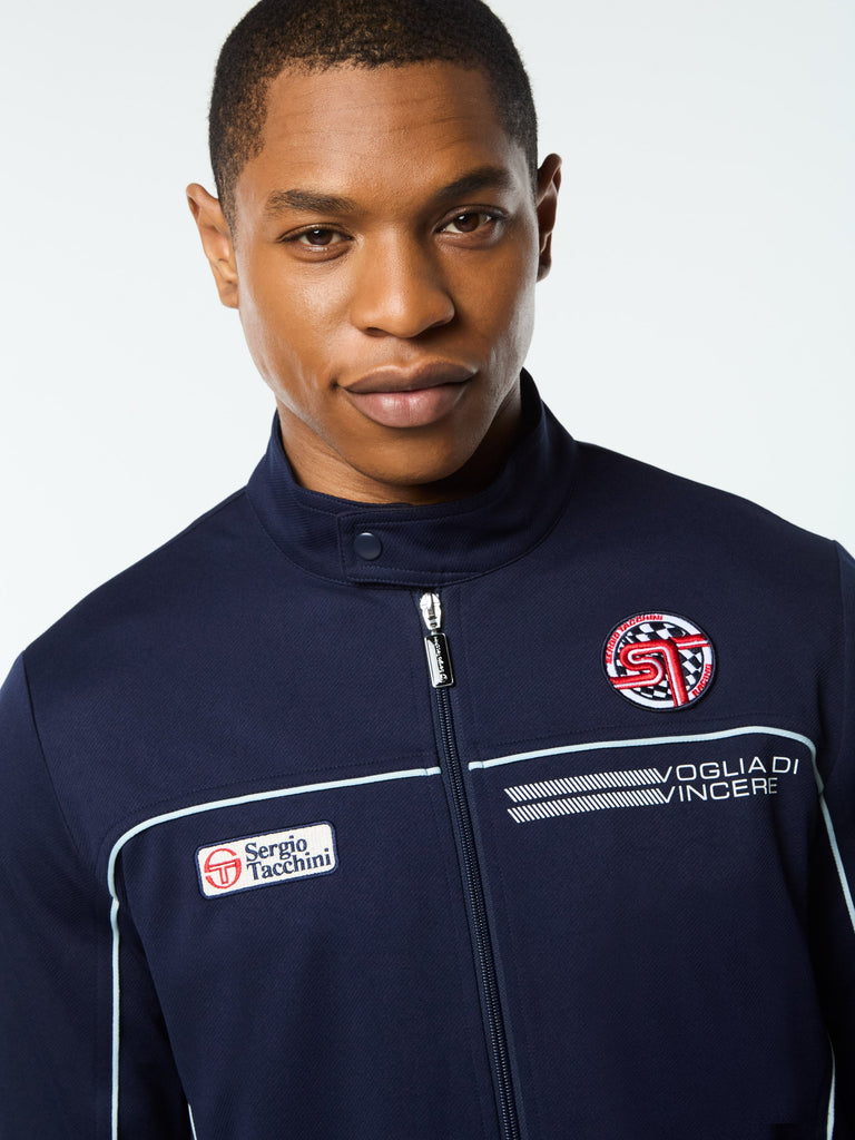 Macchina Track Jacket- Maritime Blue