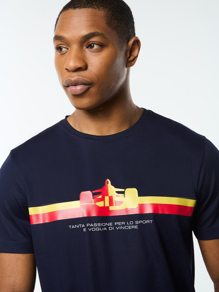 Macchina T-Shirt- Maritime Blue