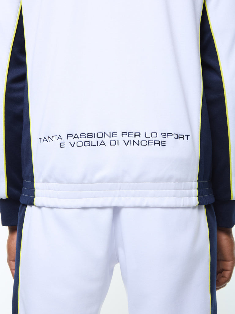 Corsa Track Jacket- Brilliant White