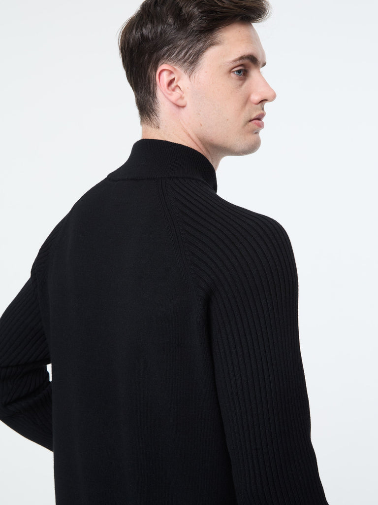 Saggio Track Jacket- Black Beauty