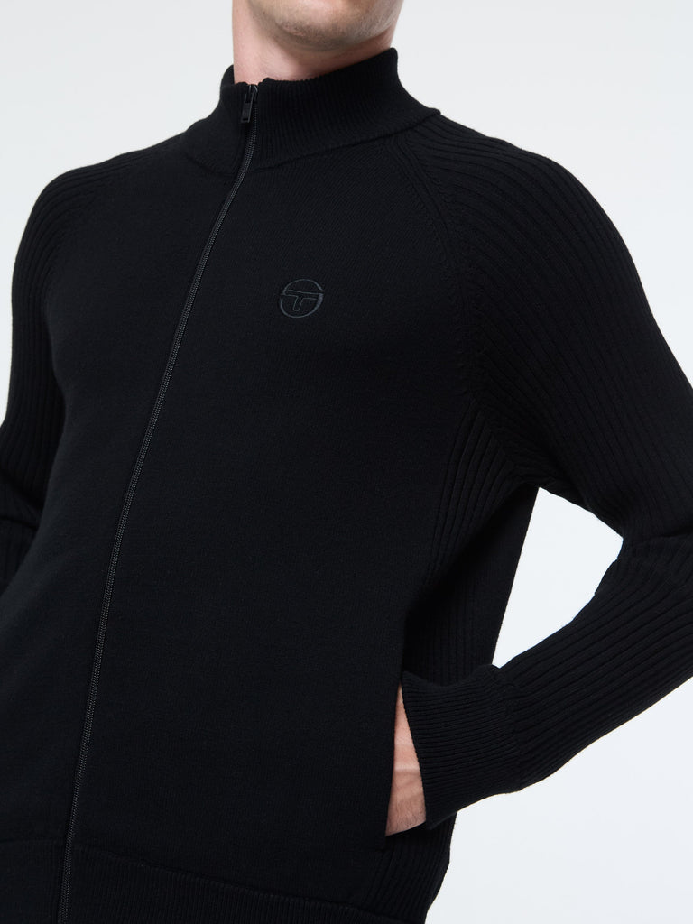 Saggio Track Jacket- Black Beauty