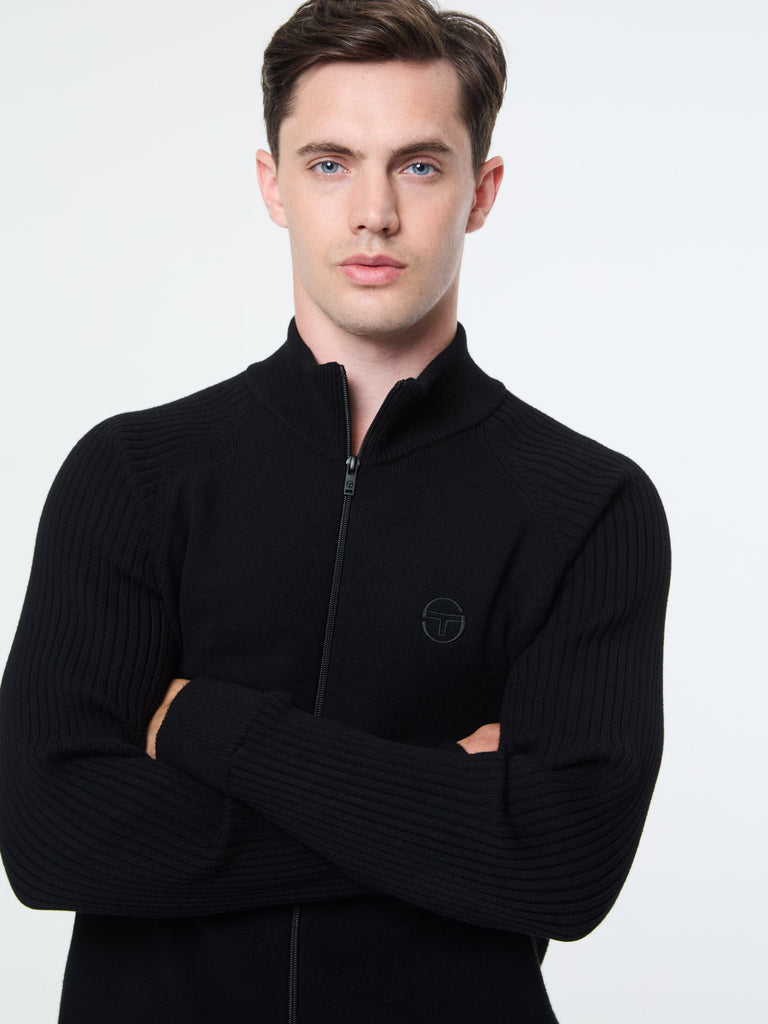 Saggio Track Jacket- Black Beauty