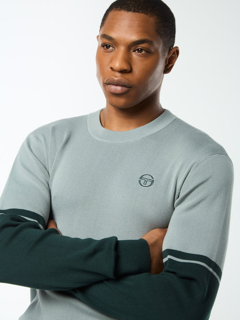 Giovane Crewneck- Slate Gray