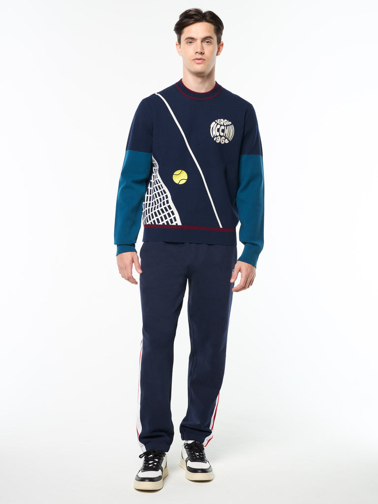 Nota Crewneck- Maritime Blue