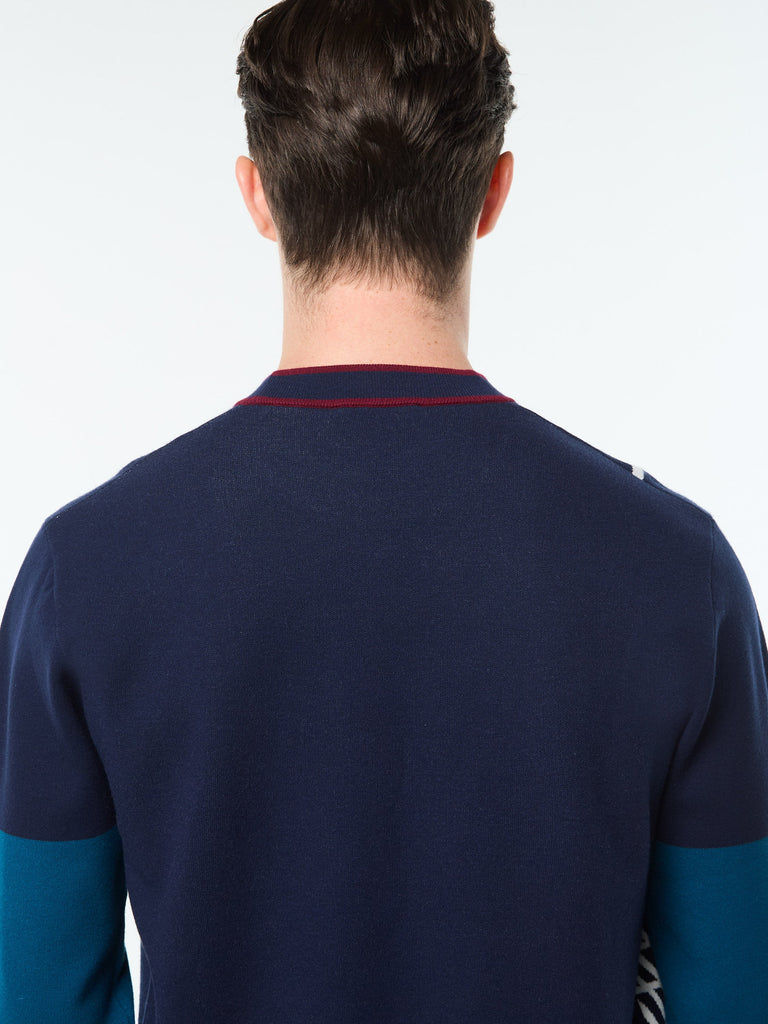 Nota Crewneck- Maritime Blue