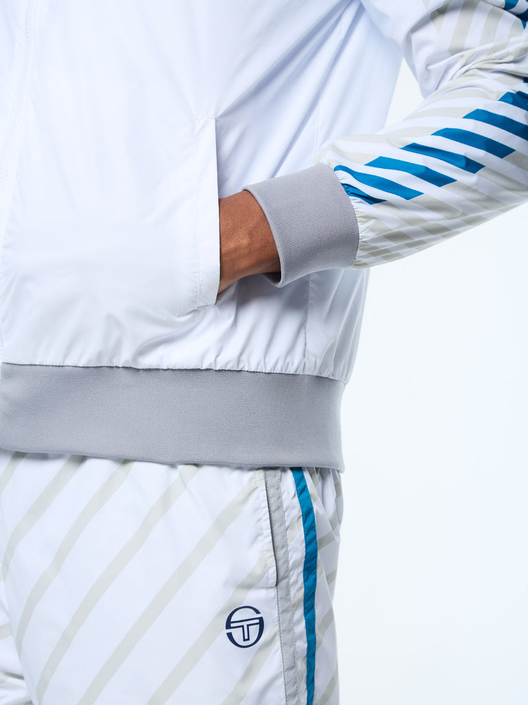 Quadretto Track Jacket- Brilliant White
