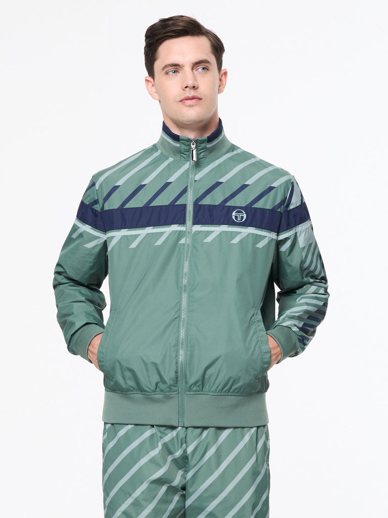 Quadretto Track Jacket- Duck Green