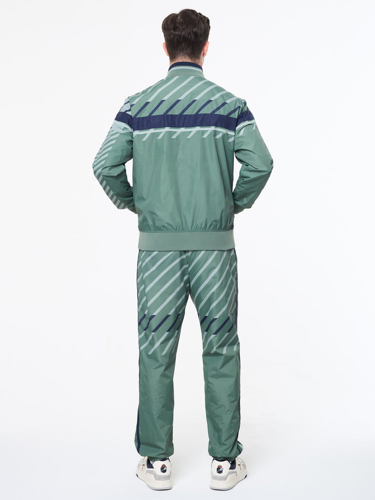 Quadretto Track Jacket- Duck Green