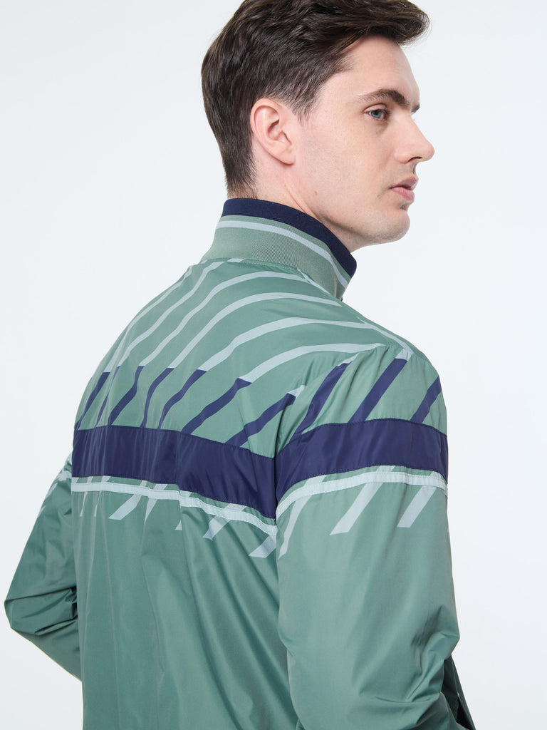 Quadretto Track Jacket- Duck Green