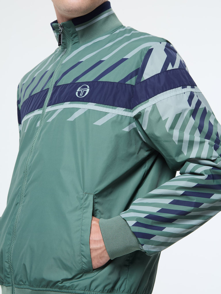 Quadretto Track Jacket- Duck Green