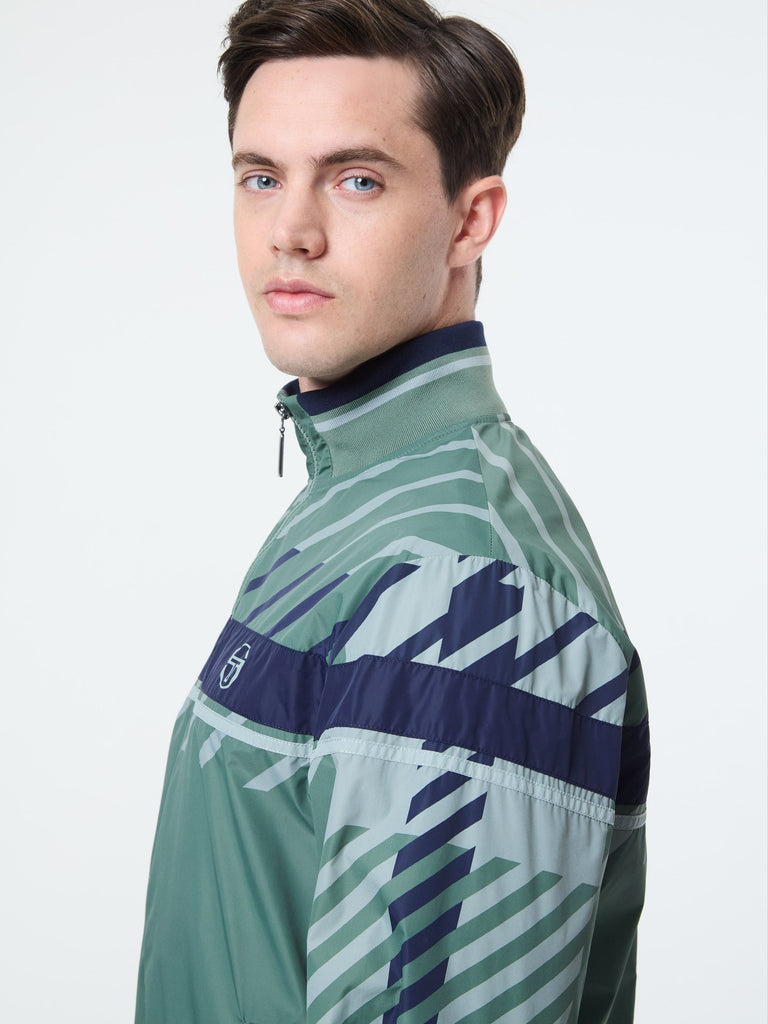 Quadretto Track Jacket- Duck Green
