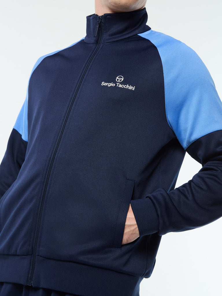 Spacco Track Jacket- Maritime Blue