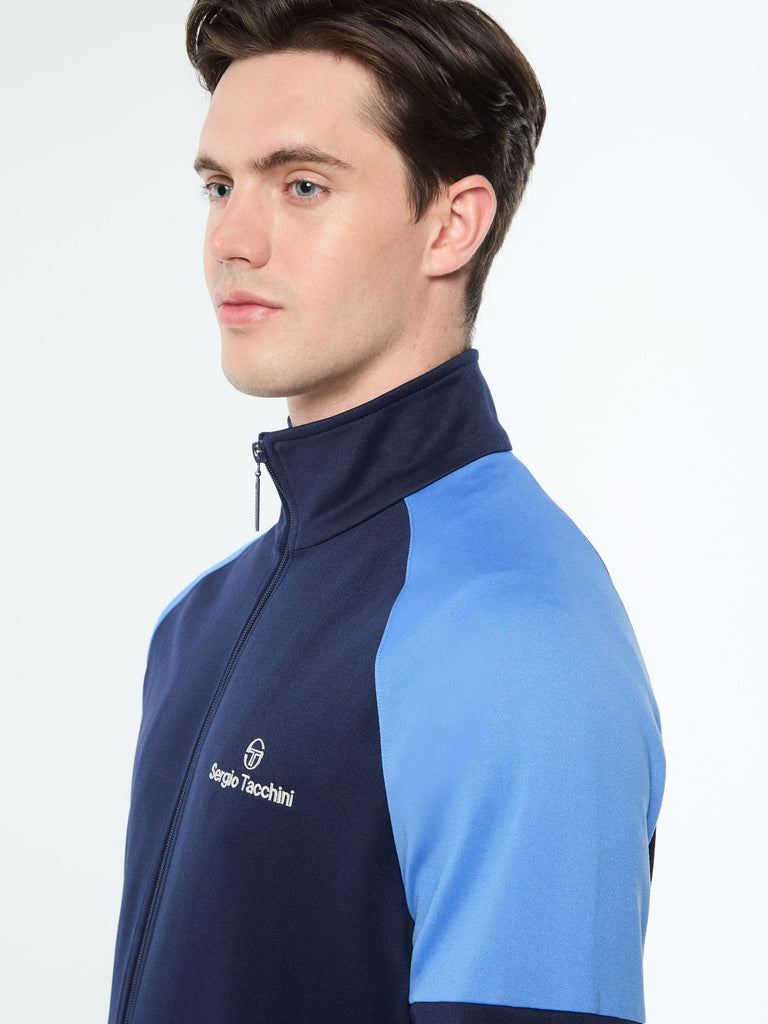 Spacco Track Jacket- Maritime Blue