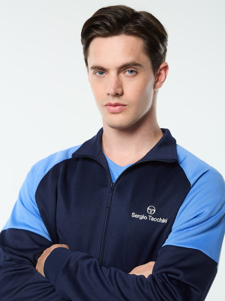Spacco Track Jacket- Maritime Blue