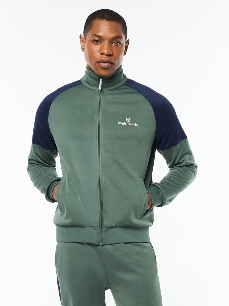 Spacco Track Jacket- Duck Green