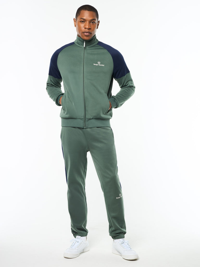 Spacco Track Jacket- Duck Green