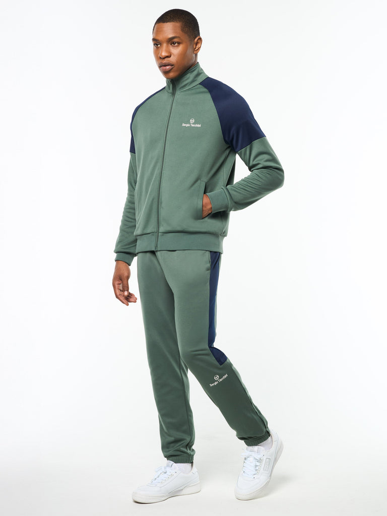 Spacco Track Jacket- Duck Green
