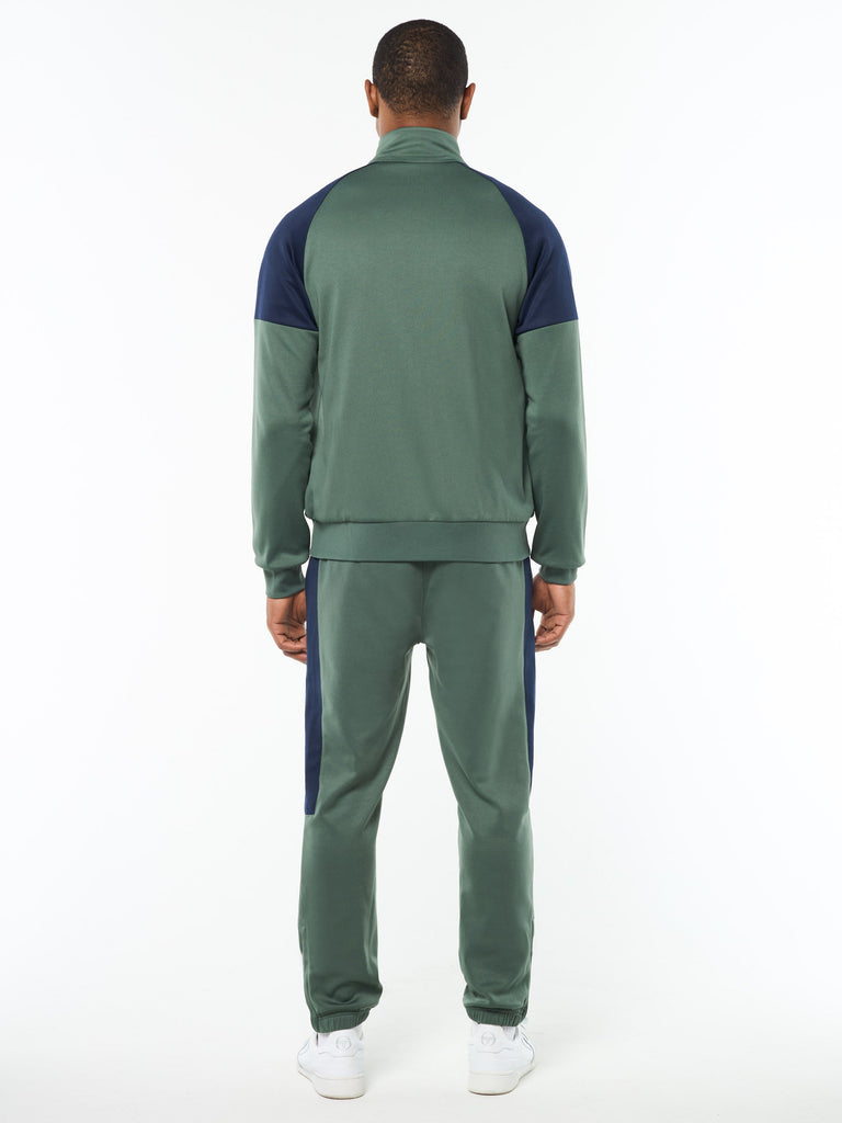 Spacco Track Jacket- Duck Green