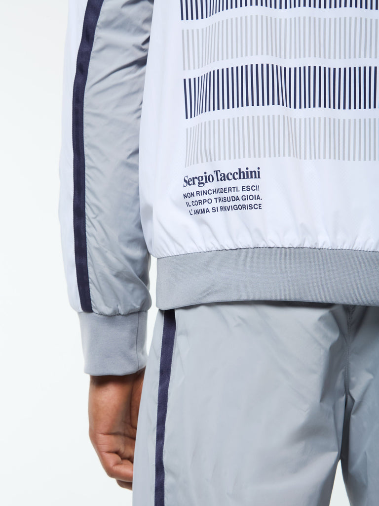 Campo Court Track Jacket- Quiet Grey