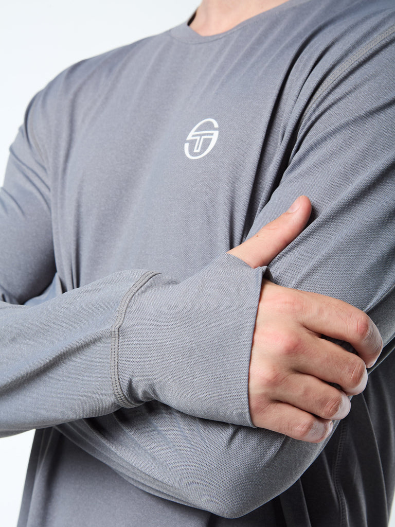 Attivo Damarindo Long Sleeve Tee- Quiet Gray