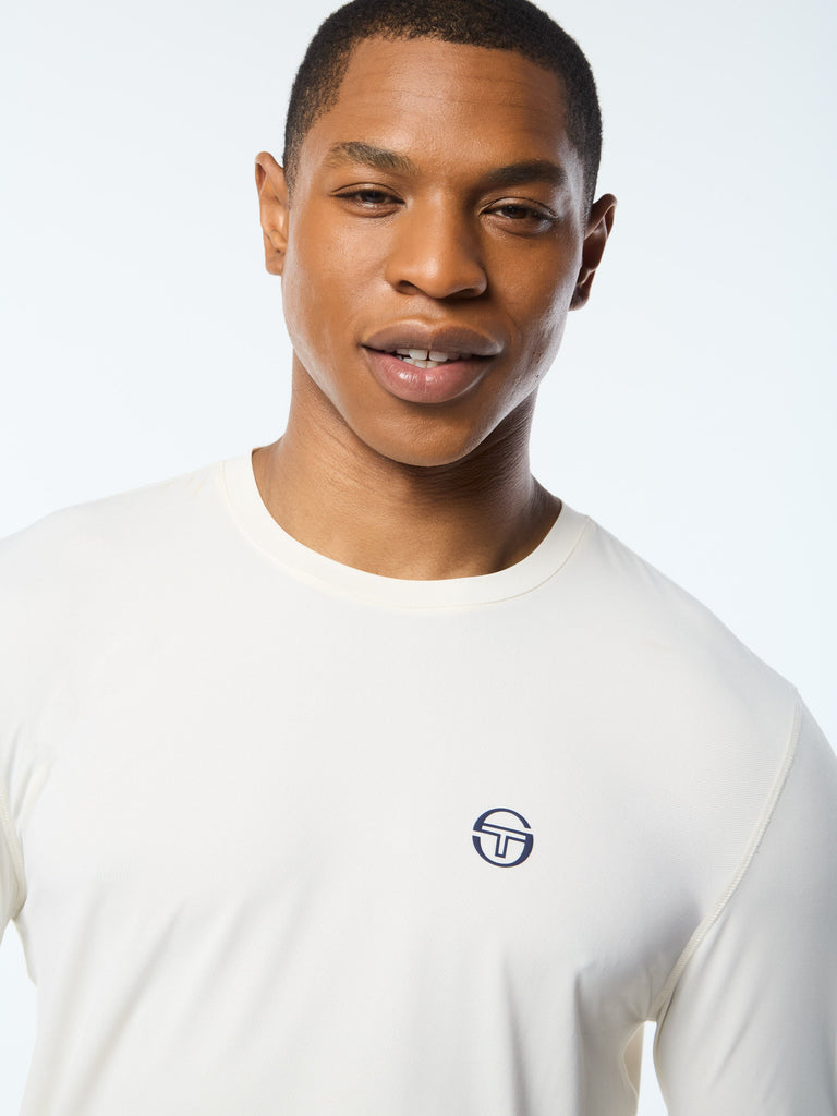 Attivo Damarindo Long Sleeve Tee- Gardenia