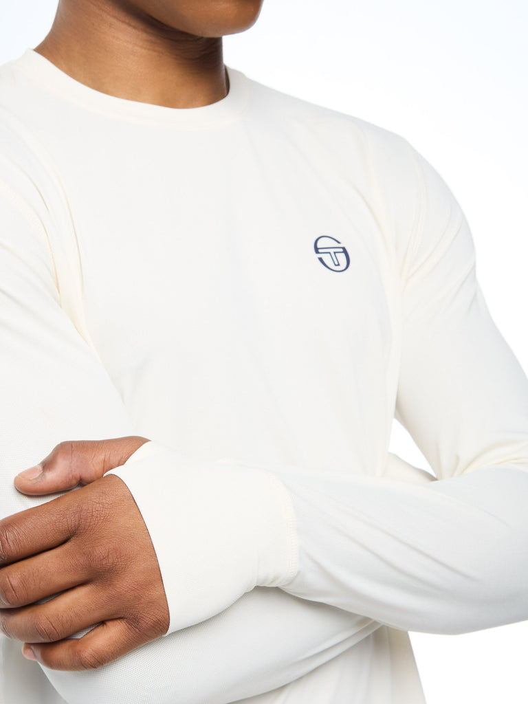 Attivo Damarindo Long Sleeve Tee- Gardenia