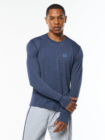 Attivo Damarindo Long Sleeve Tee- Maritime Blue