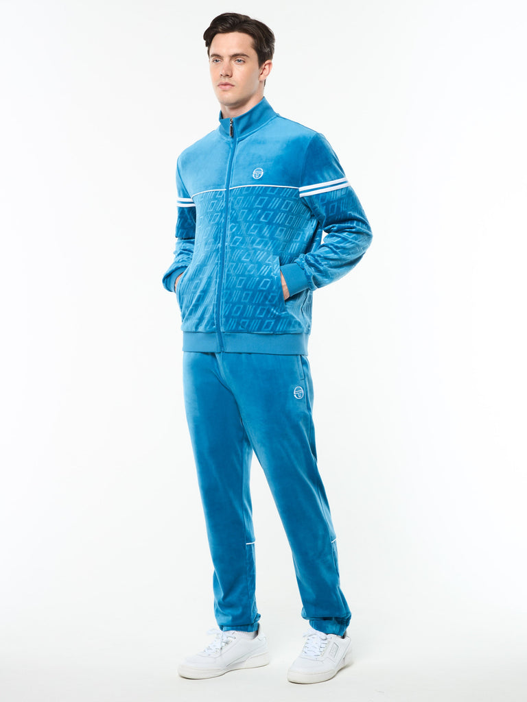 Bandiera Track Jacket- Mykonos Blue