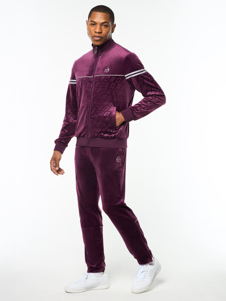 Bandiera Track Jacket- Potent Purple