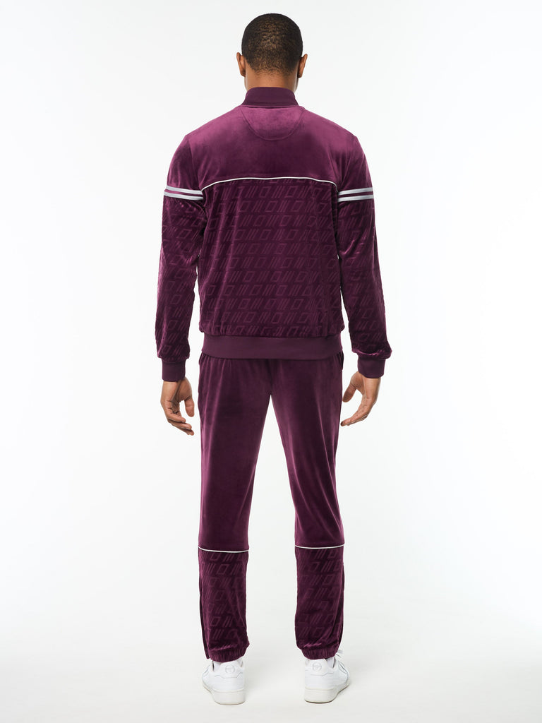 Bandiera Track Jacket- Potent Purple