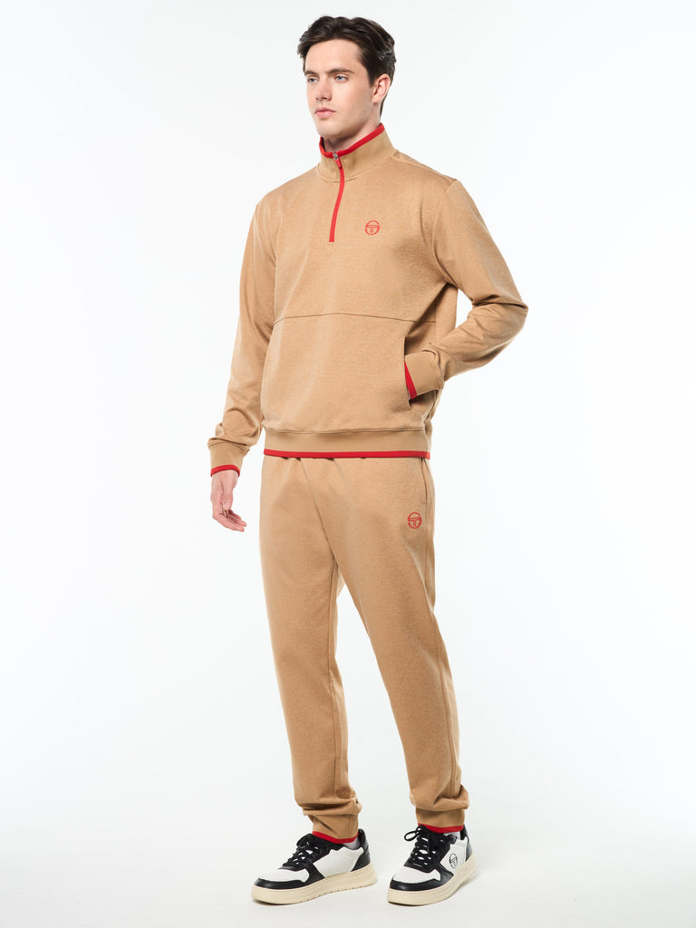 Nuvola Quarter Zip- Bronze Brown