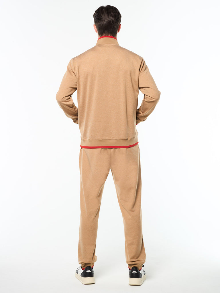Nuvola Quarter Zip- Bronze Brown