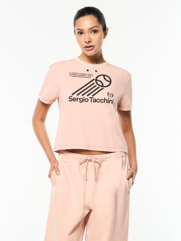 Nera Boxy Tee- Evening Sand