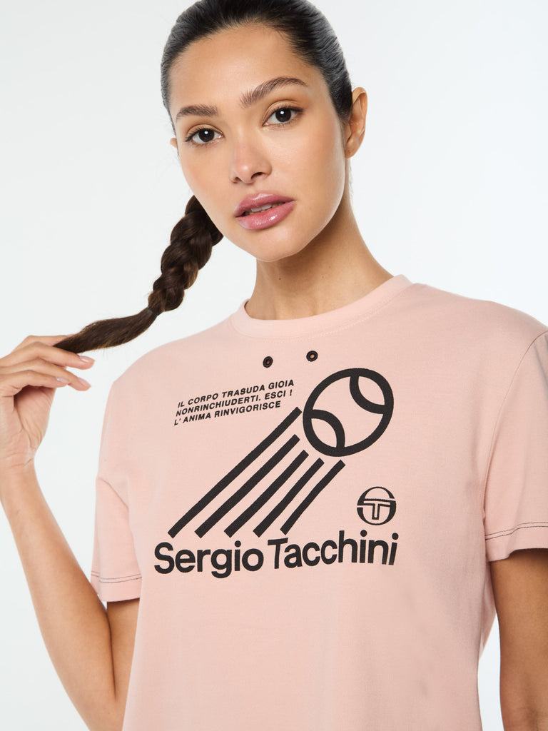 Nera Boxy Tee- Evening Sand