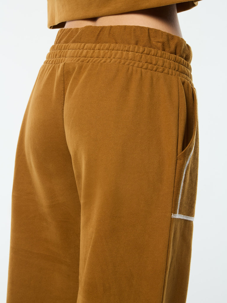 Greta Sweatpant- Bronze Brown