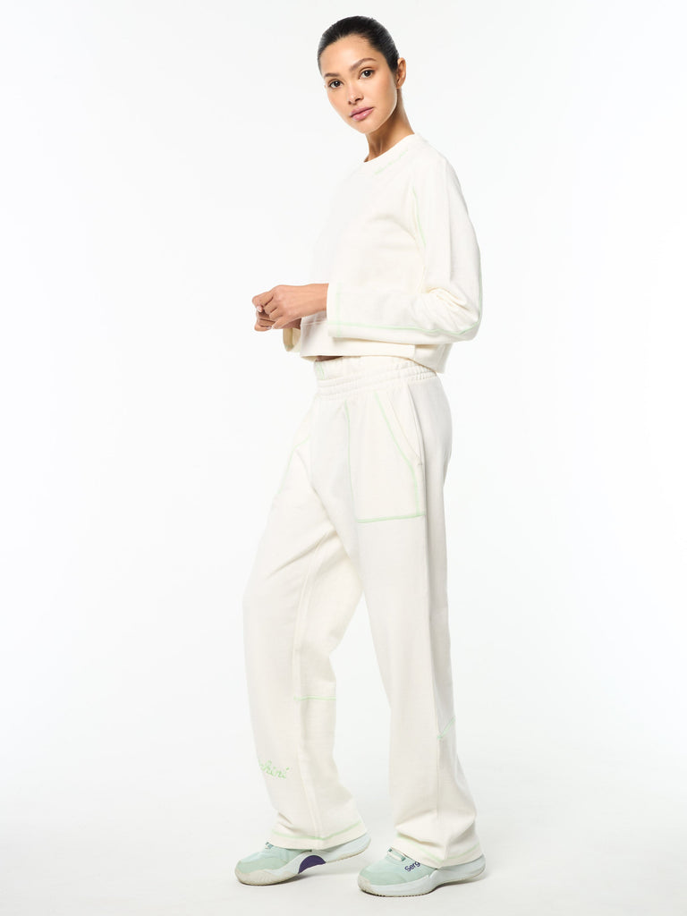 Greta Crewneck- Gardenia