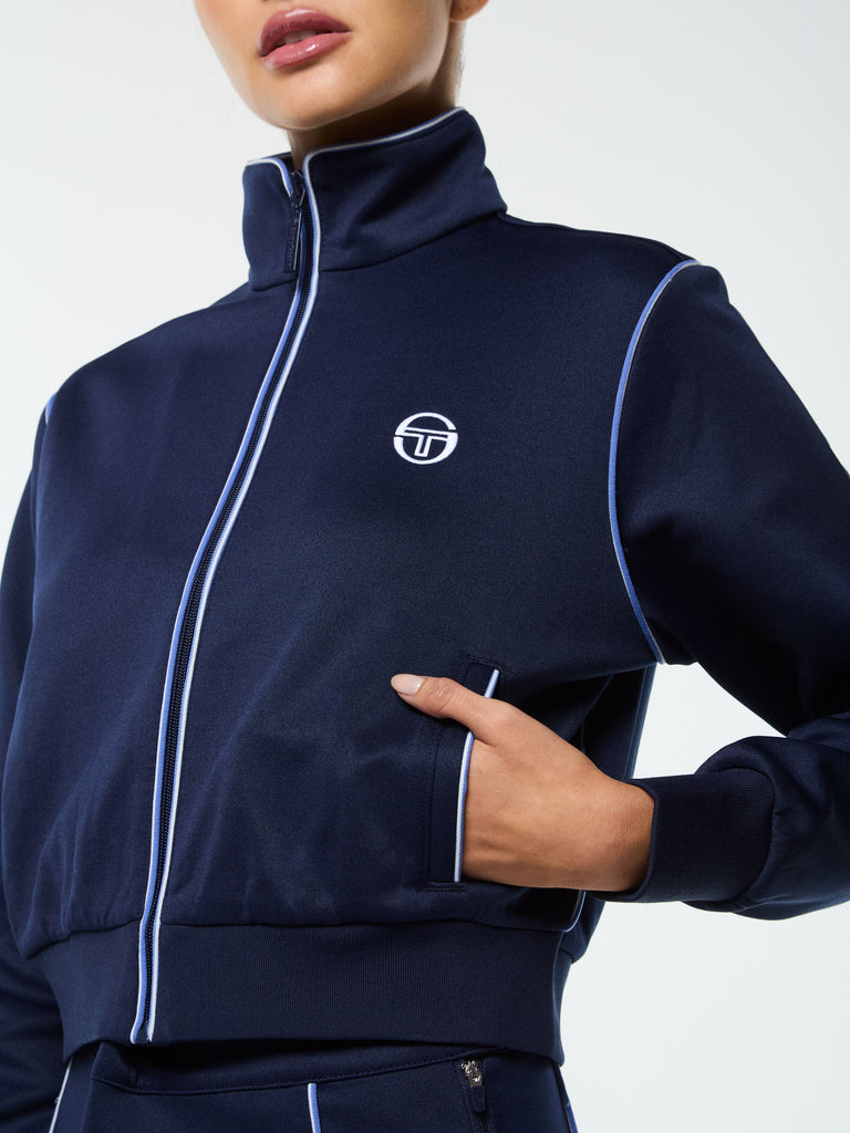Terina Track Jacket- Maritime Blue