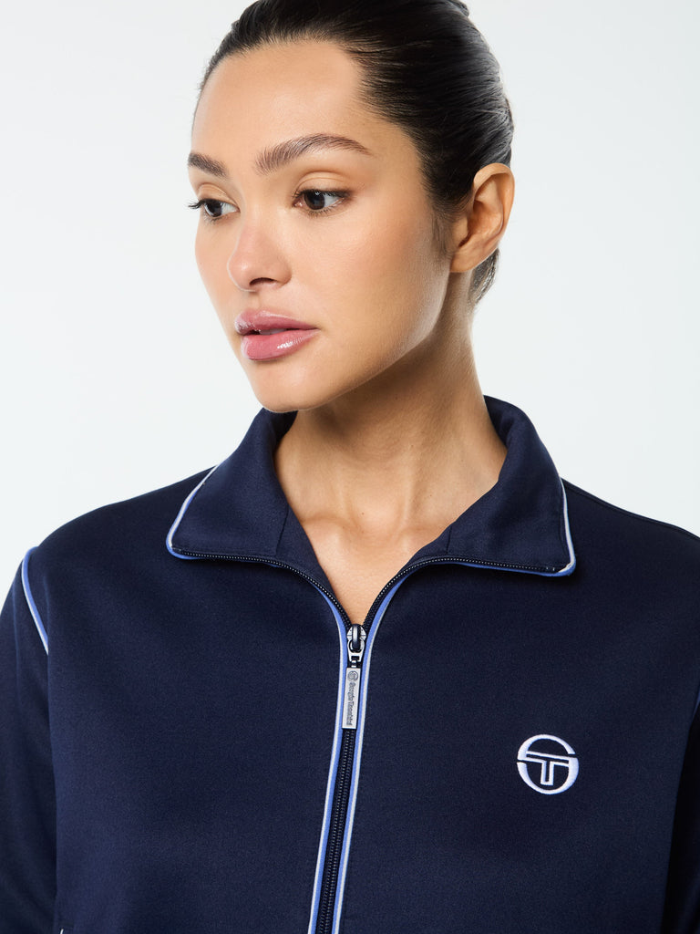 Terina Track Jacket- Maritime Blue